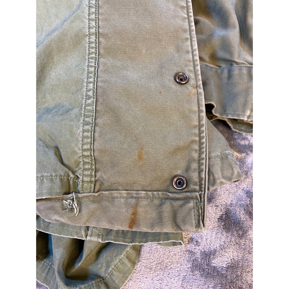 1950s US Army Military M-1951, 65OG-107 Cold-Weather Field Coat Men’s - Picture 10 of 11